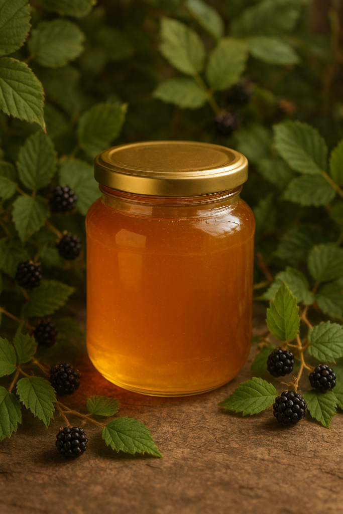 Image de couverture pour l’article "Les secrets du miel de ronce, vertus, goût et recettes faciles"