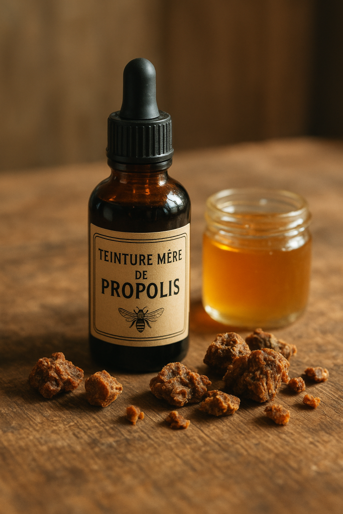 Image de couverture pour l’article "Guide complet pour la teinture mère propolis : usages et bienfaits"