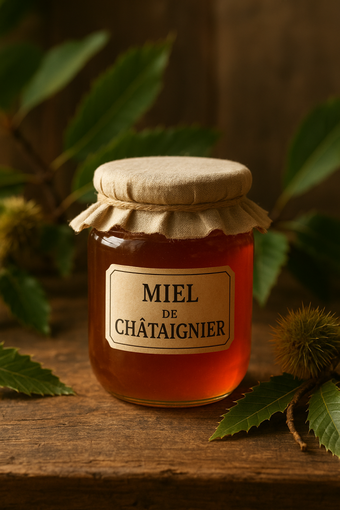 Image de couverture pour l’article "Découvrez les bienfaits du miel châtaignier pour votre santé"
