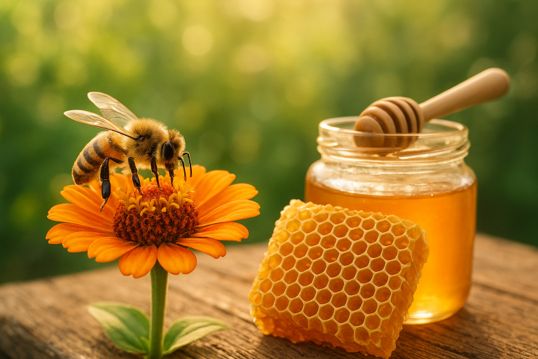 Image de couverture pour l’article "Guide ultime abeille et miel pour bienfaits et recettes naturelles"