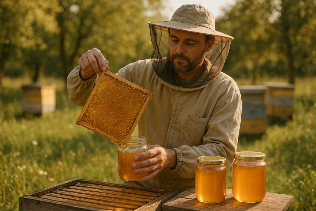 Image de couverture pour l’article "Choisir la vente miel direct apiculteur pour un miel pur et local"