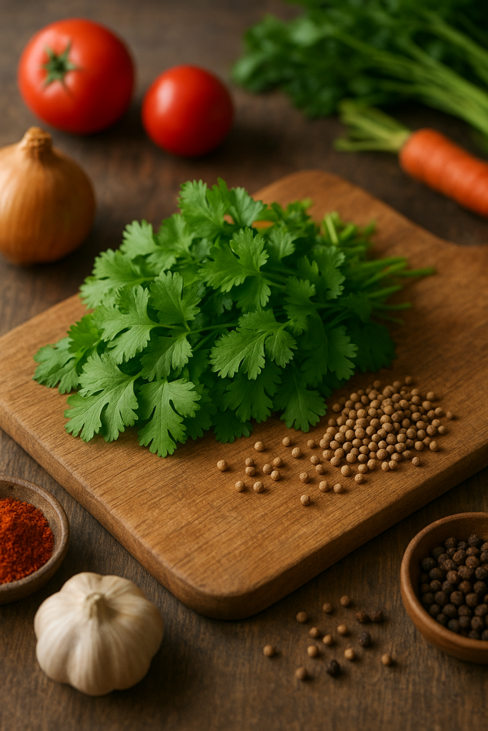 Image de couverture pour l’article "Comment utiliser la coriandre pour sublimer vos plats maison"