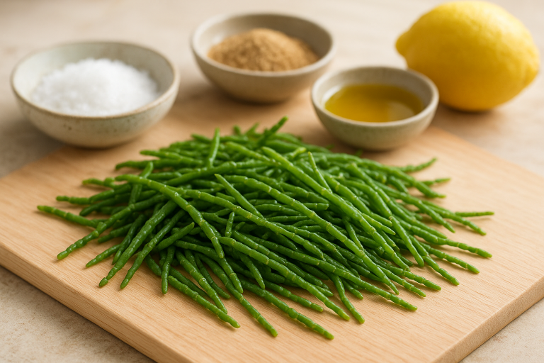 Image de couverture pour l’article "Comment cuisiner la salicorne : recettes saines et originales"