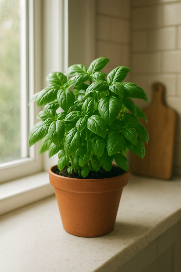 Image de couverture pour l’article "Comment cultiver le basilic chez soi pour des herbes toujours fraîches"