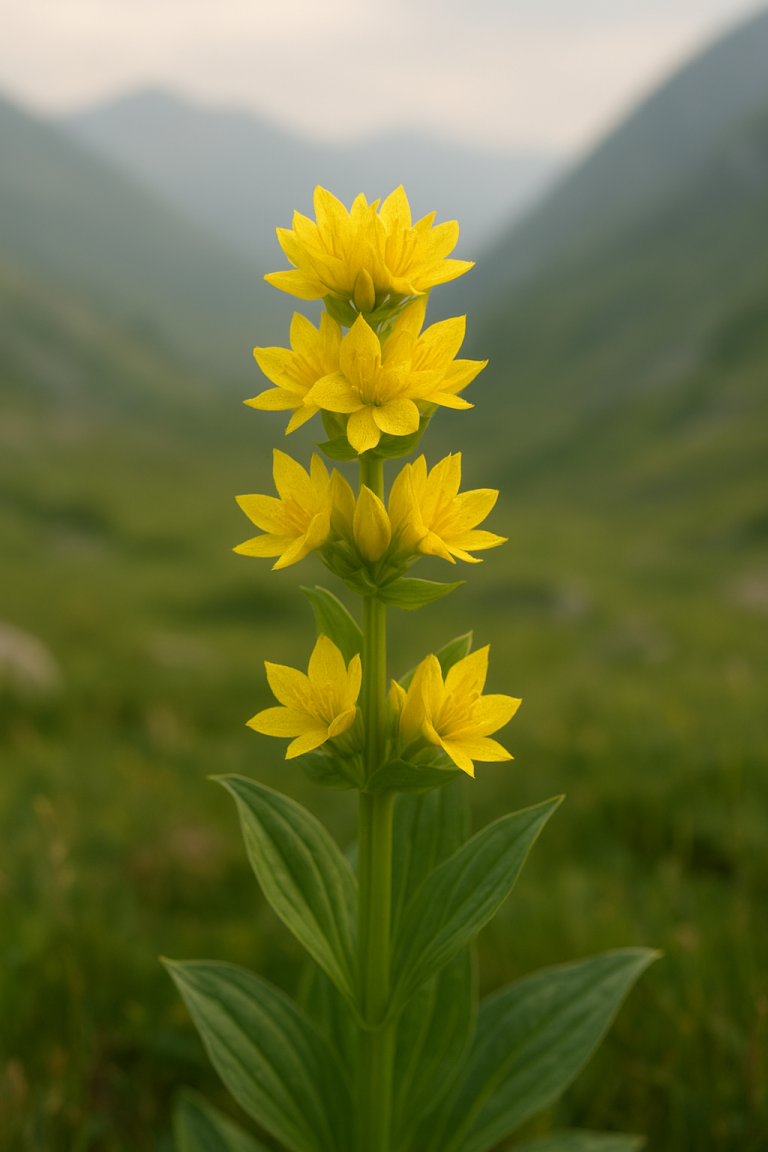 Image de couverture pour l’article "Gentiane : bienfaits et recettes pour profiter de cette plante"