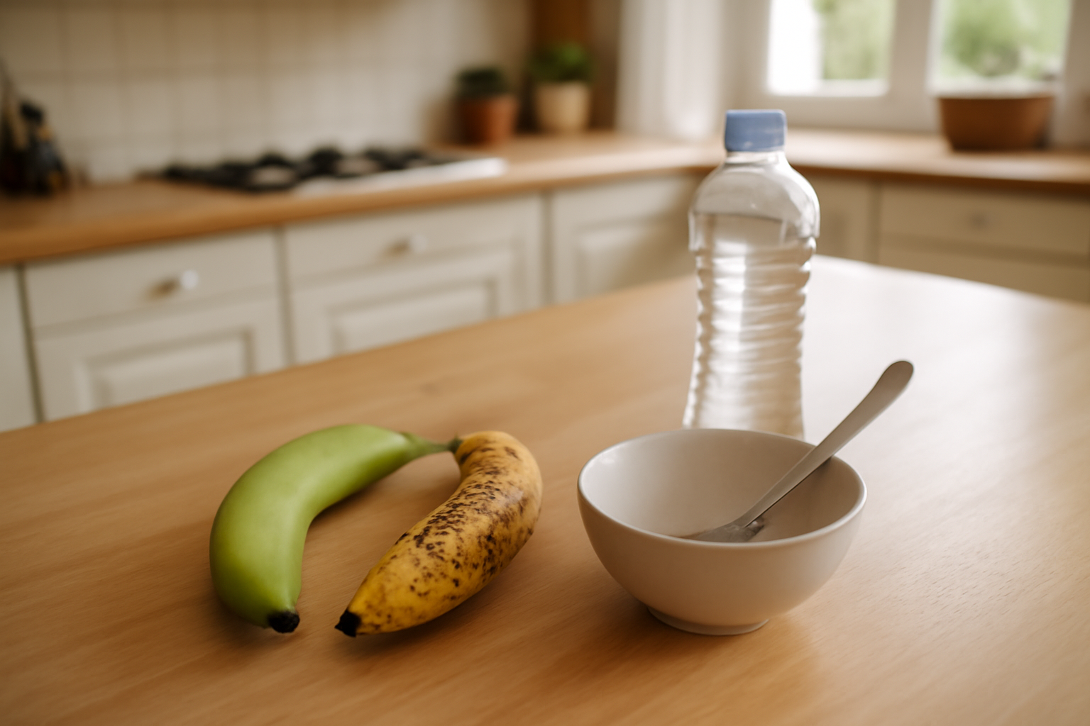 Banane verte et banane très mûre pour comprendre banane diarrhée ou constipation