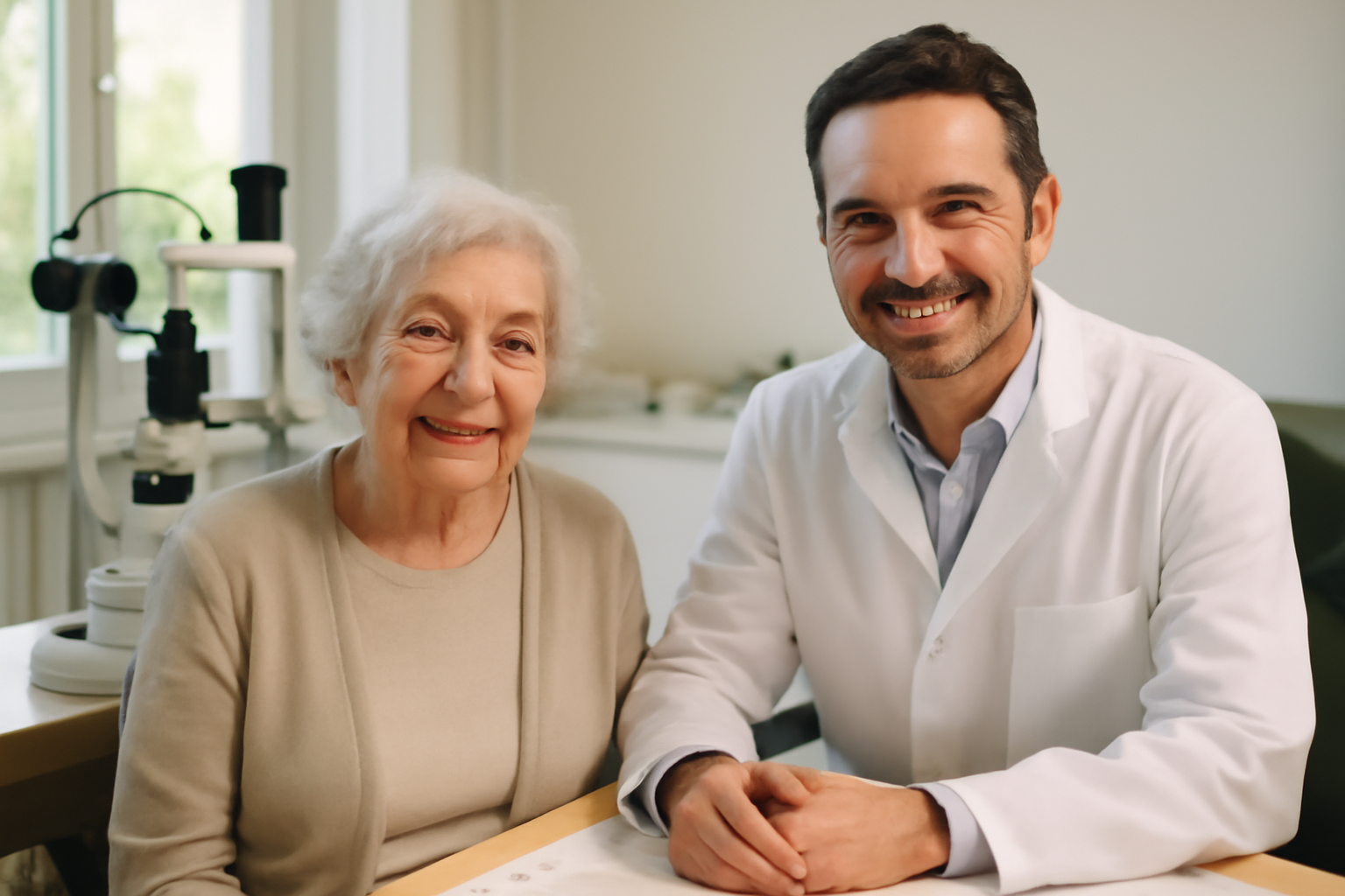 opération cataracte âge limite : consultation ophtalmologique pour décider de chirurgie de la cataracte