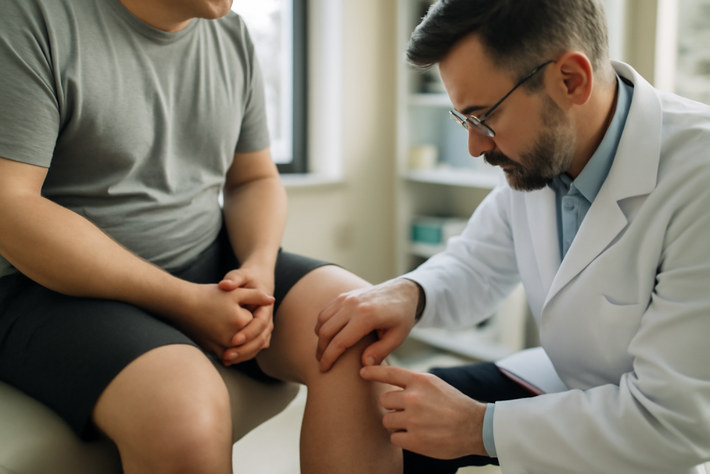 Genou qui craque : causes et solutions